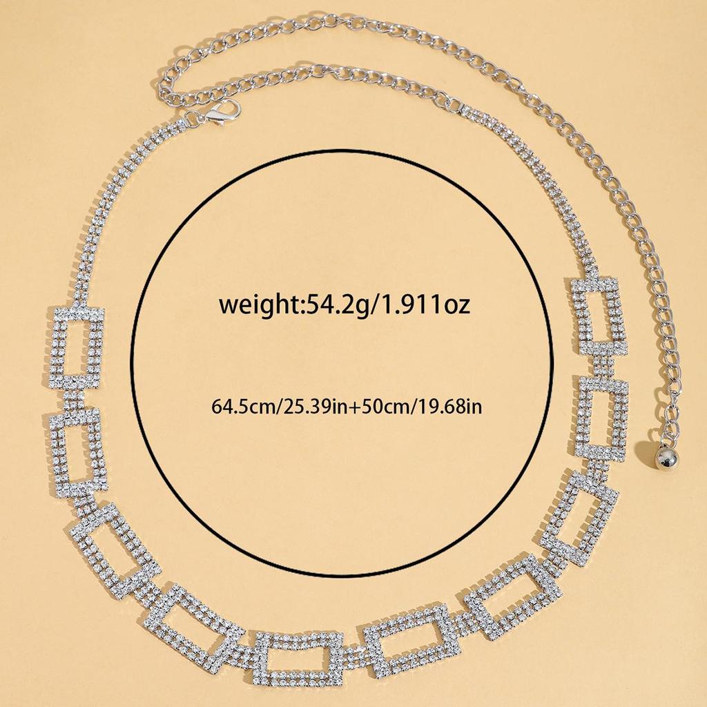 Bohemian Style Engraved Metal Waist Chain for Dresses and Jeans