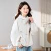 Fashion casual hoodie jacket women's spring and autumn new loose large size design short jacket