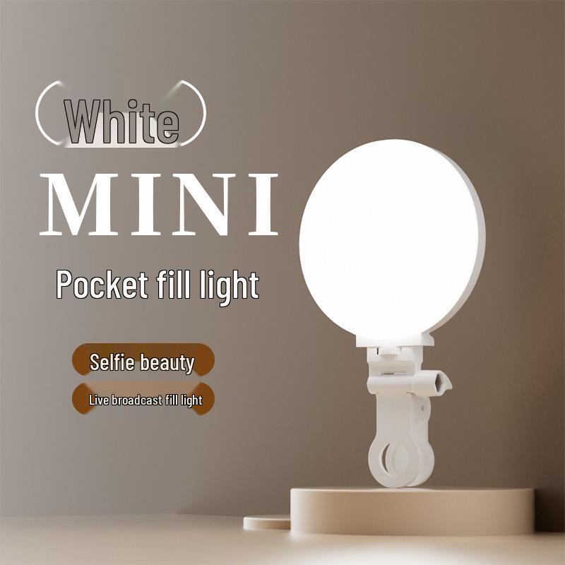 LED Pocket Light: Three-Color Temperature Selfie & Photography Fill Light