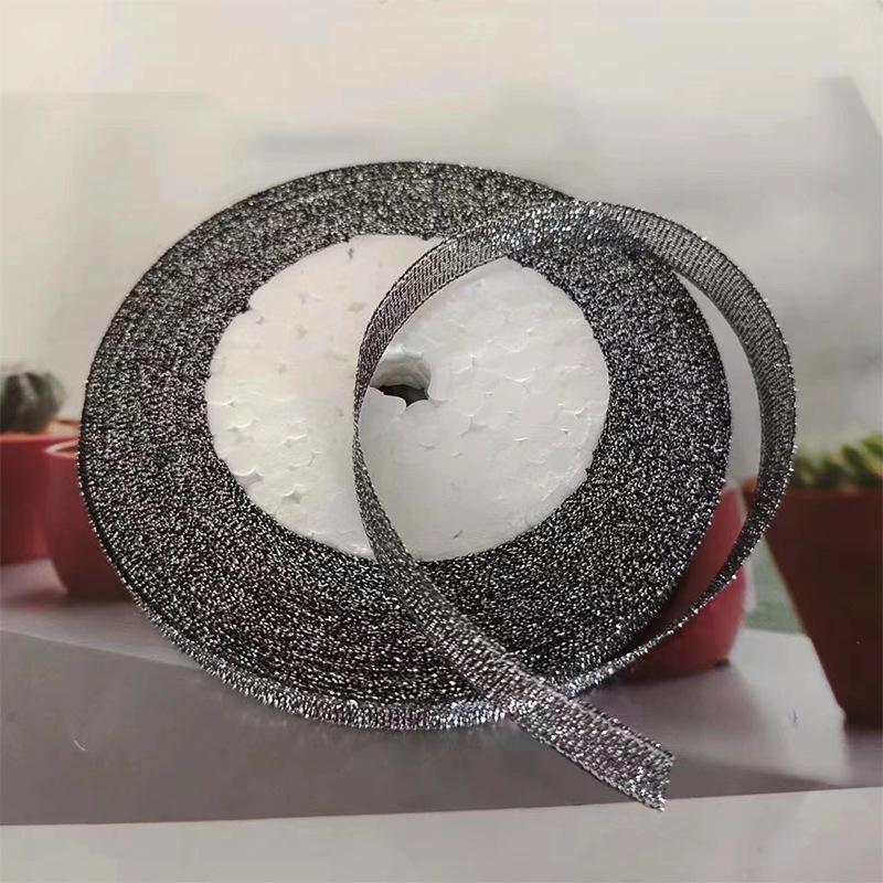 

Золотая и серебряная лента 22 м для упаковки подарков и украшения тортов, ширина 1 см