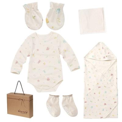 Com conjunto orgânico para presente para bebês com 6 animais de giz de cera, produtos coreanos para bebês
