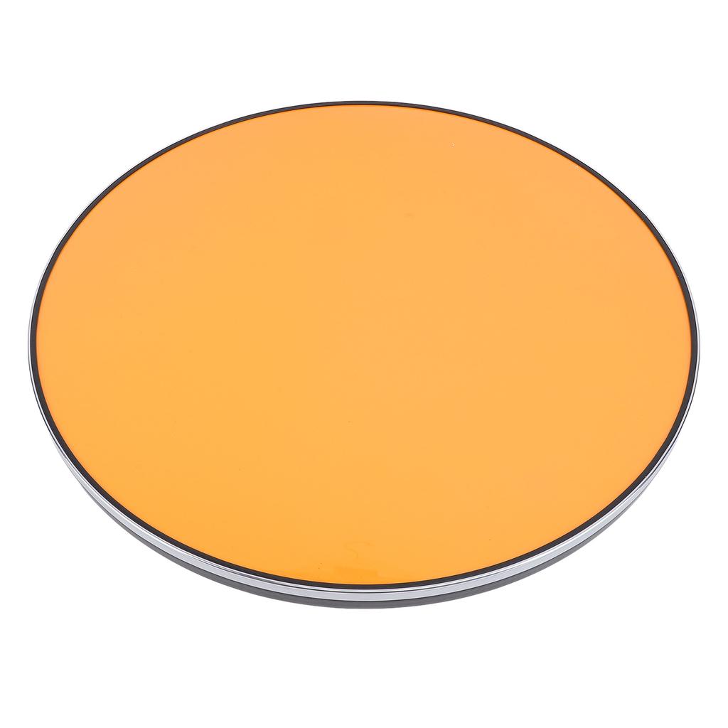 450mm RV Table Top Round Wooden Orange High Gloss Marine Tabletop for RV Yacht Truck Deck Patio