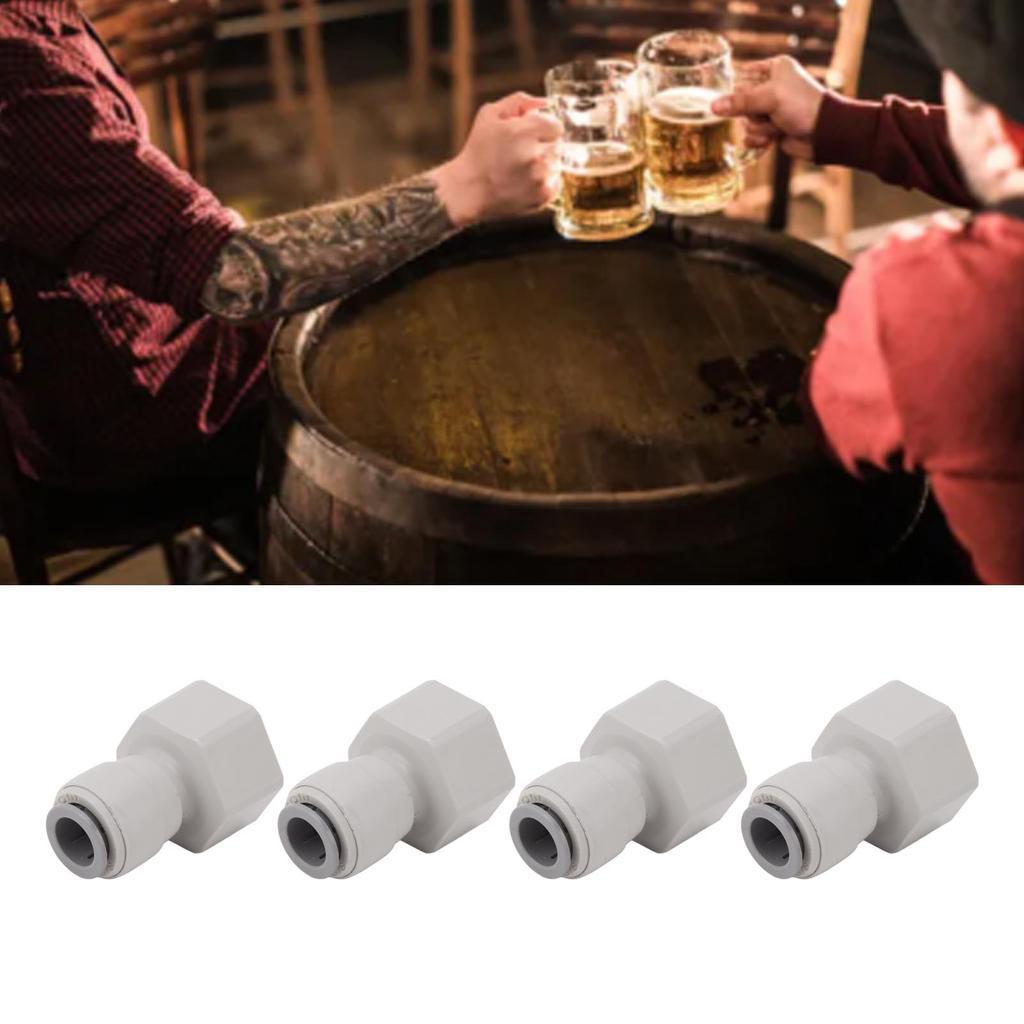 4 Stück Kunststoff Fasszapfanlage Adapter Bier Maschine Hersteller Zapfanlage Adapter