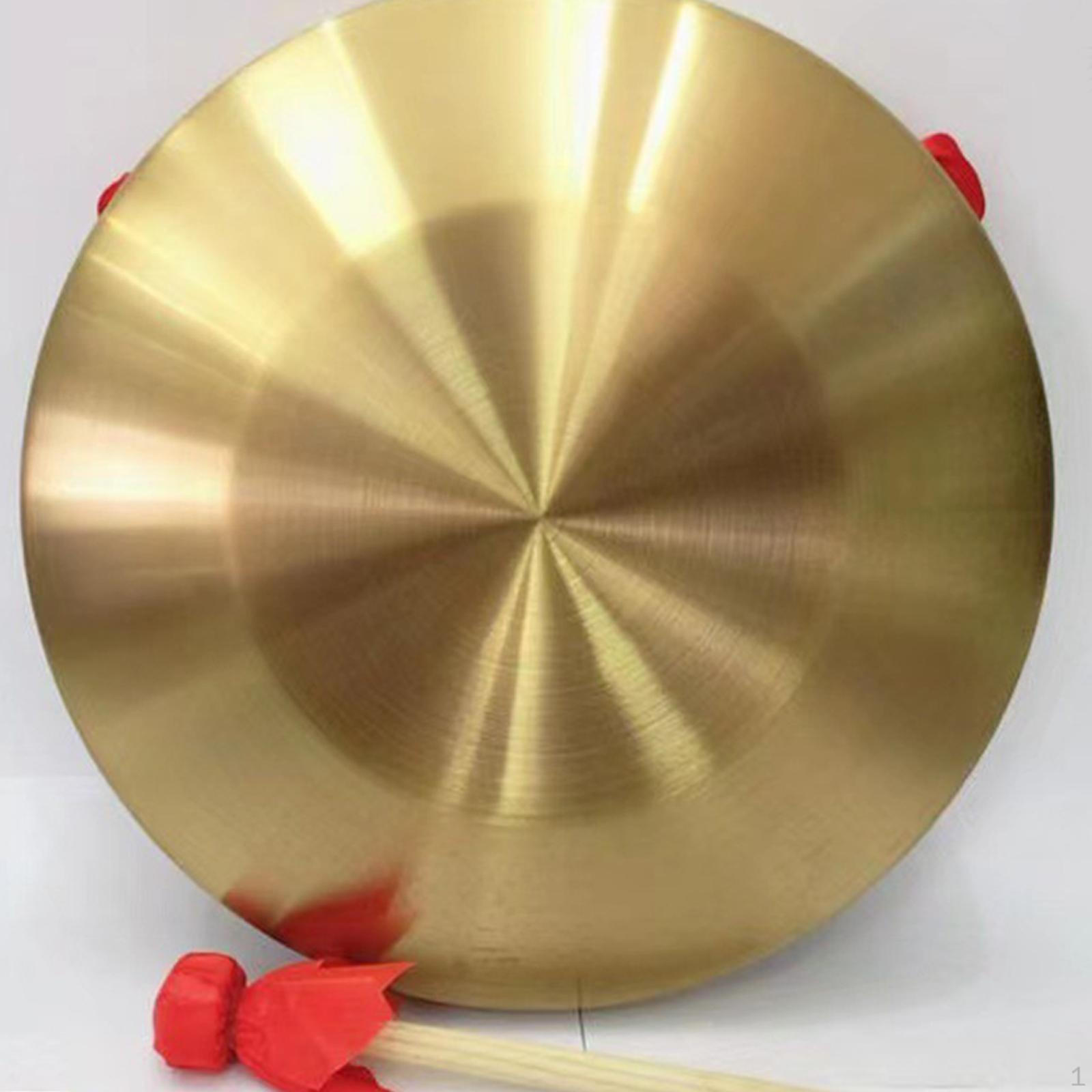 

Гонг-инструмент, металлическая рука, латунь для раннего обучения с молотком, китайская традиция, для 32cm