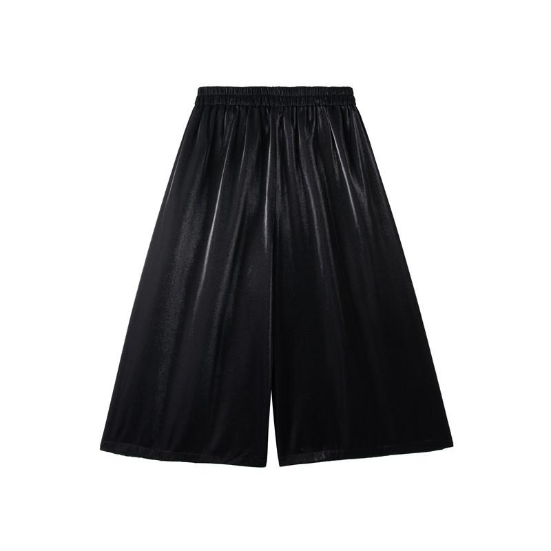 

Suit Women s Summer New Temperament Elegant Short Sleeve Top Wide Leg Pants Loose Two-piece Set XXL