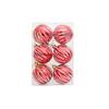 6pcs Cartoon Electroplated Christmas Hanging Balls 6cm Merry Christmas Tree Decor  Children Gifts