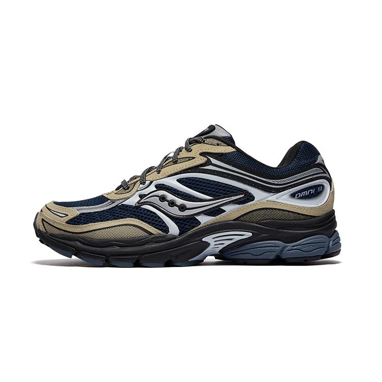 

Saucony ProGrid Omni 9 Unisex Blue Brass Winter Tech Retro Running Shoes S70837-2 42