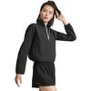 Calvin Klein Reflective Zipper Half-Zip Waterproof Running Hoodie Women hoodies Space-Black 4WS3O502-001