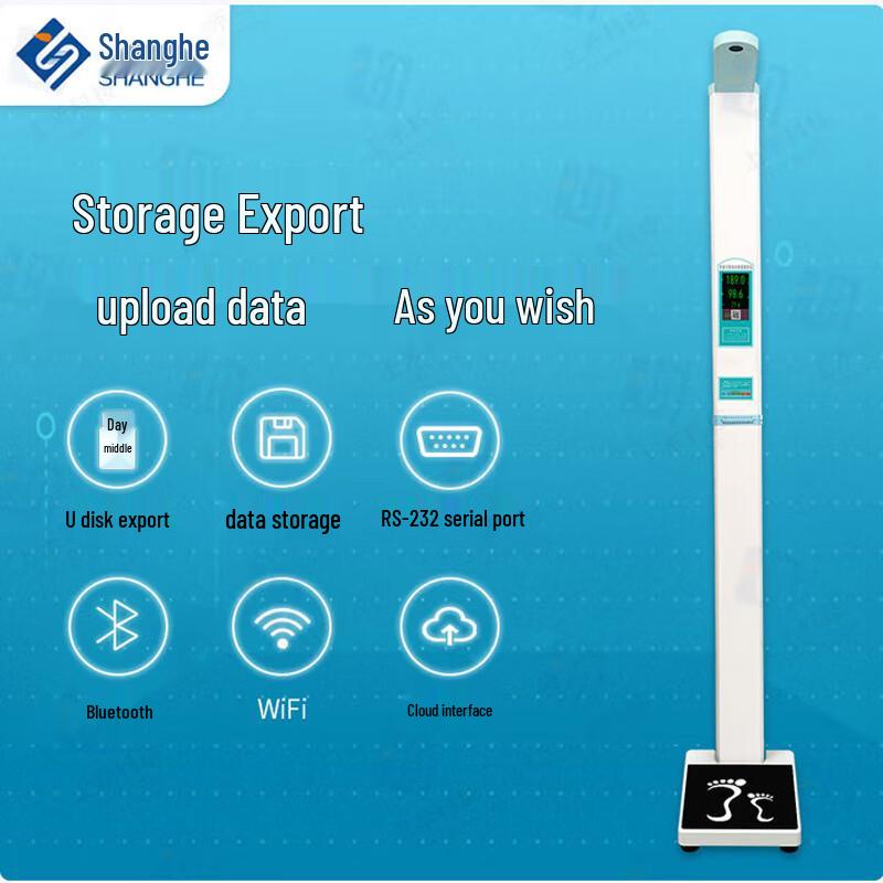 Shanghe SH-300G Voice Broadcast Folding Height and Weight Scale