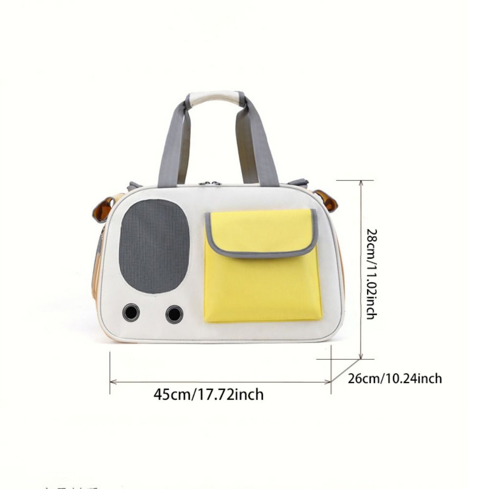 Adjustable Cat Outdoor Bag Breathable Pet Shoulder Bag Multi-Functional Pet Handbag  Shopping