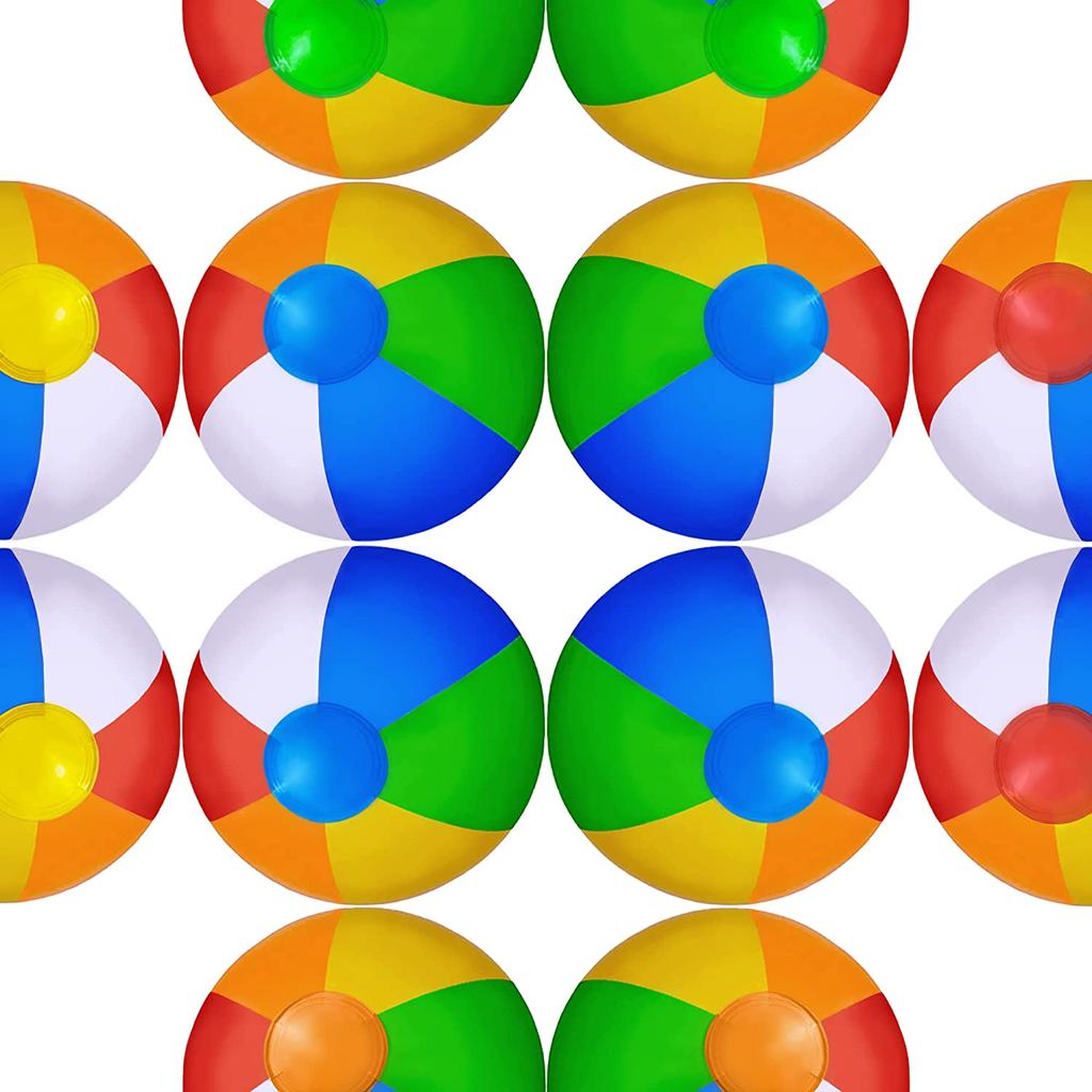 Cheap Beach Balls Bulk 12" 12Pack Kids Pool Party Favors Water Toys Joom