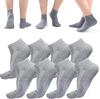 Socks for the Elderly Set Easy To Put On and Take Comfortable Fall Yoga Pilates Room Socks [ZTFT] Anti-Slip - 4-Pair (25-27.5cm) - Off, Fit,