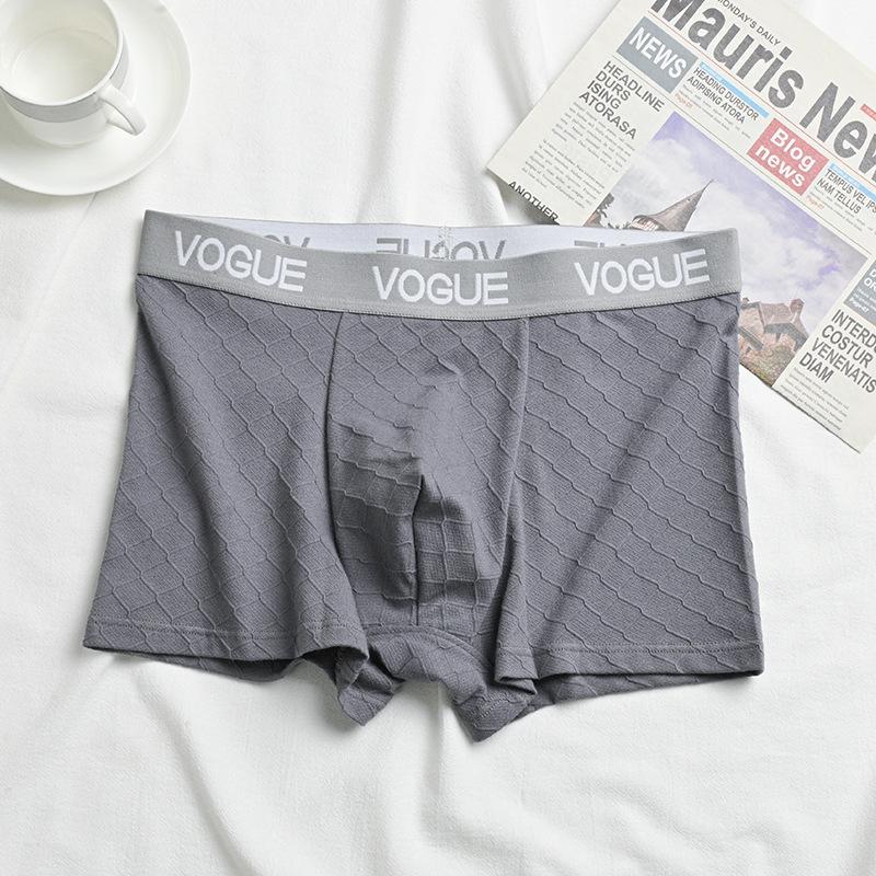 

Нижнее белье Мужские свободные боксеры Удобные и дышащие модные хлопковые брюки-боксеры M темно серый