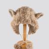 Sweet and cute sheep ears plush curly pullover hat women's autumn and winter warm windproof ear protection pullover hat