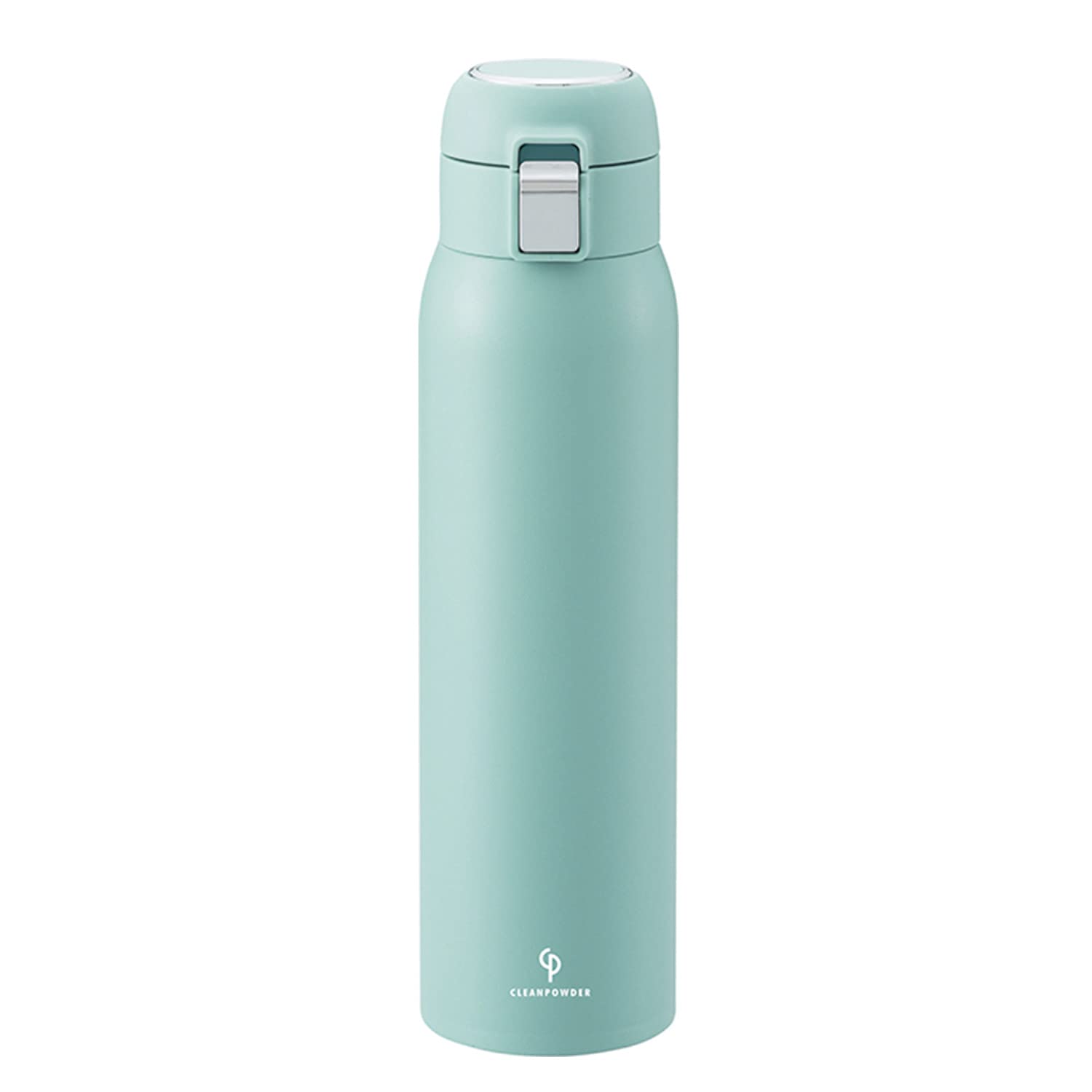 

Kakusei One-Touch Mug Bottle, 650ml, Mint, CLE-07M, Approx. 7.4cm L x 7cm W x 26.3cm D