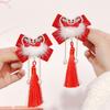 2024 New Chinese New Year Hair Clip Hanfu Accessories Chinese Style Children Cute Tassel Hair Clip Princess Hair Clip Headwear