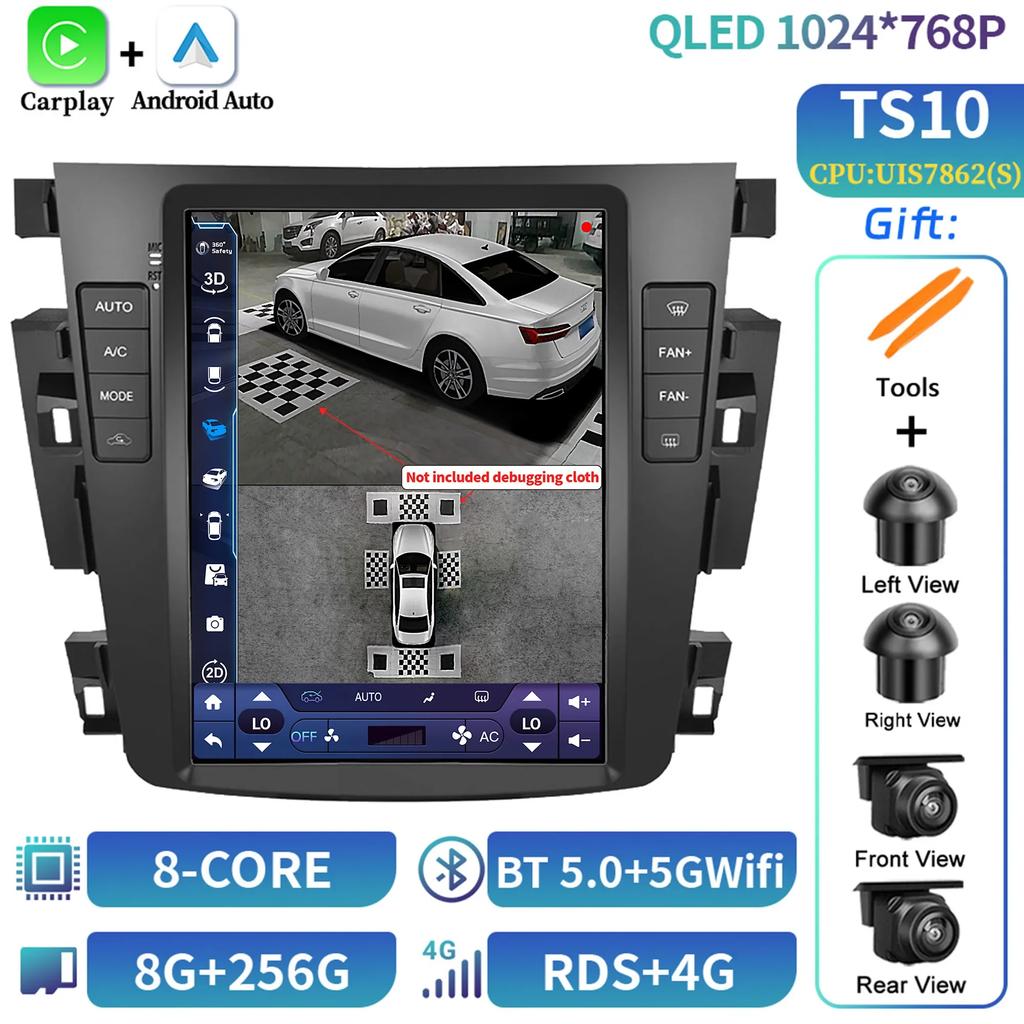 9.7" For Nissan Teana J31 Altima 2004-2007 Car Radio Multimedia Video Player Navigation 4G GPS Android 14 CarPlay Android Auto G