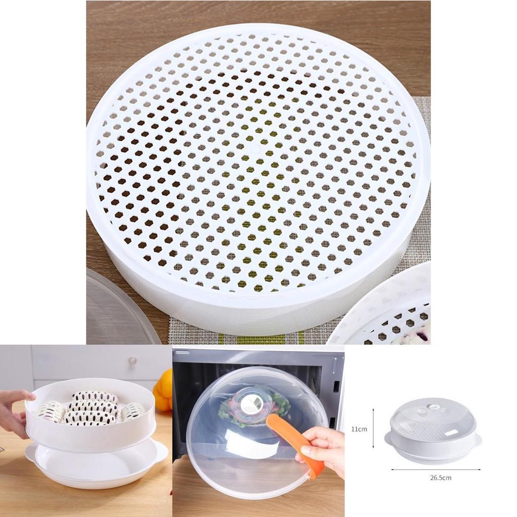 Home Kitchen Microwave Steamer Cookware With Lid For Effortless Multilayer Cooking