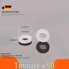 Black Rubber Silicone Waterproof Gasket Seal Washer for Water Heater & Shower - Nitrile Thickened, 4-6 Minutes