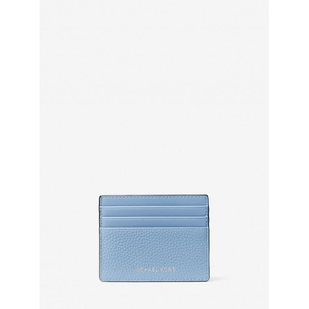 

Michael Kors Cooper Pebble Leather Tall Card Case 36s4lcod2l1540 Light Sky F