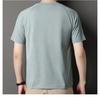 Summer Men's Casual Round Neck Short Sleeve T-Shirt: Middle-Aged Fashionable, Versatile, and Breathable