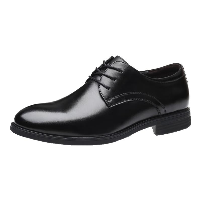LAORENTOU Men s First-Layer Cowhide Derby Dress Shoes EU 43