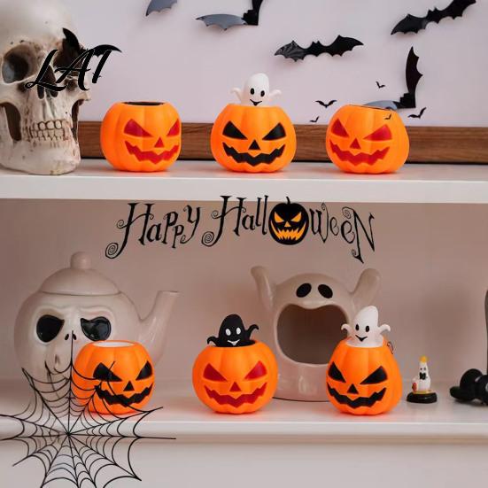 Pocket Fidget Toys 12Pcs Pop-up Ghost Pumpkin Squeeze Toy Stress Relief Head Sensory Toy Kit Creepy Pinch for Party Favors
