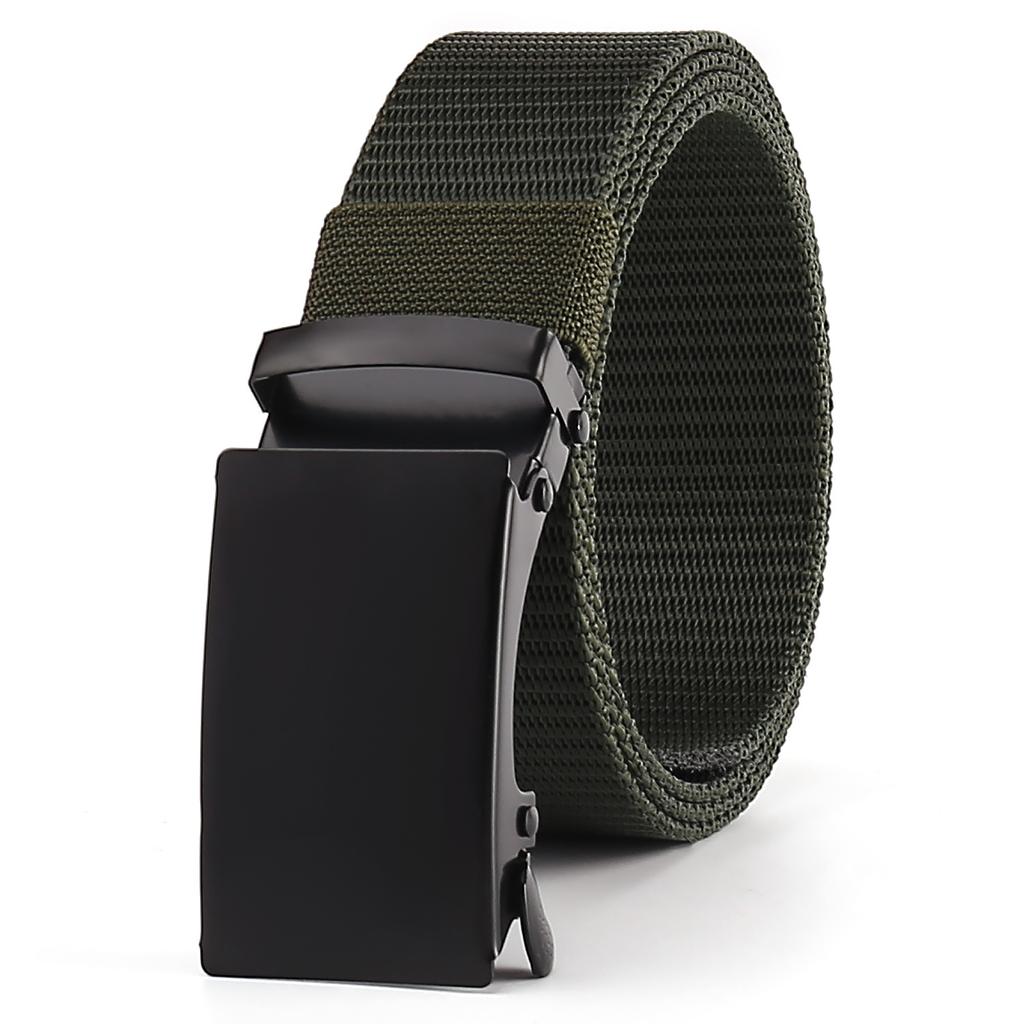 Canvas Belt Male Youth Student Automatic Buckle Casual Men'S Belt Nylon Braided Belt