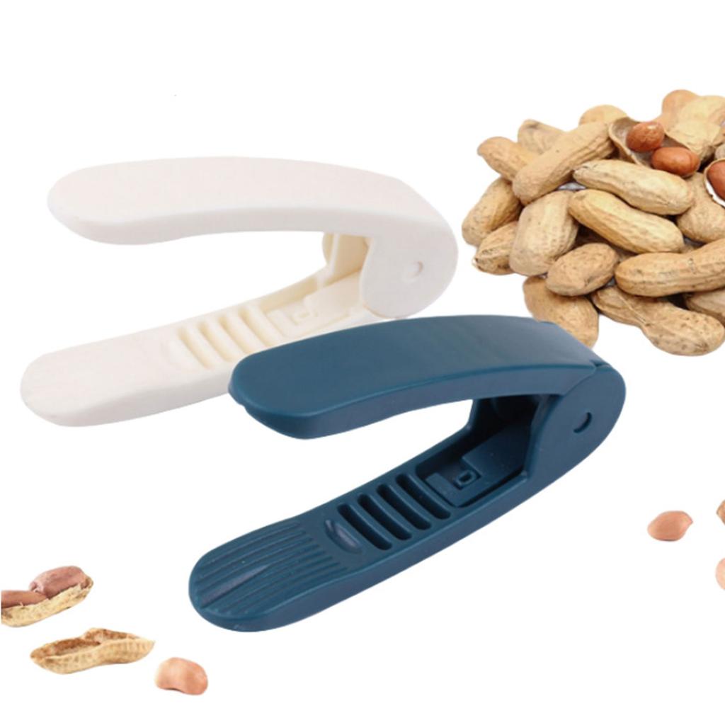 Household Peanut Sheller Multifunctional Nut Clip Effortless Melon Seed Sheller Efficient Peanut Peeler PP Material