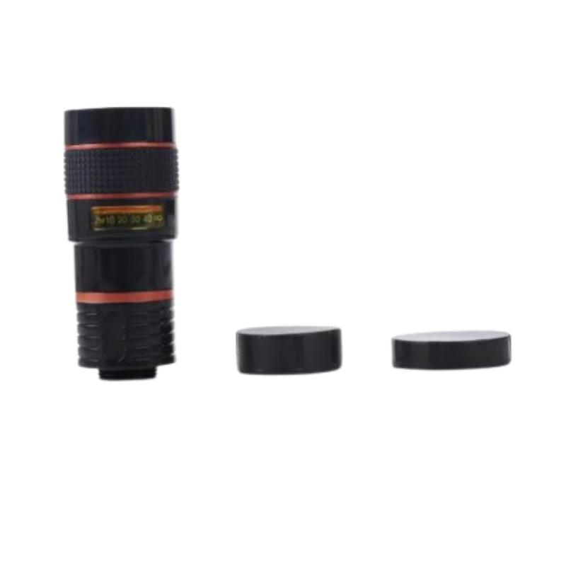 

Телескоп Telepo з міні-об’єктивом, фокусування високої чіткості, компактний і портативний телескоп, підходить для різних сцен, 8x8 чорний