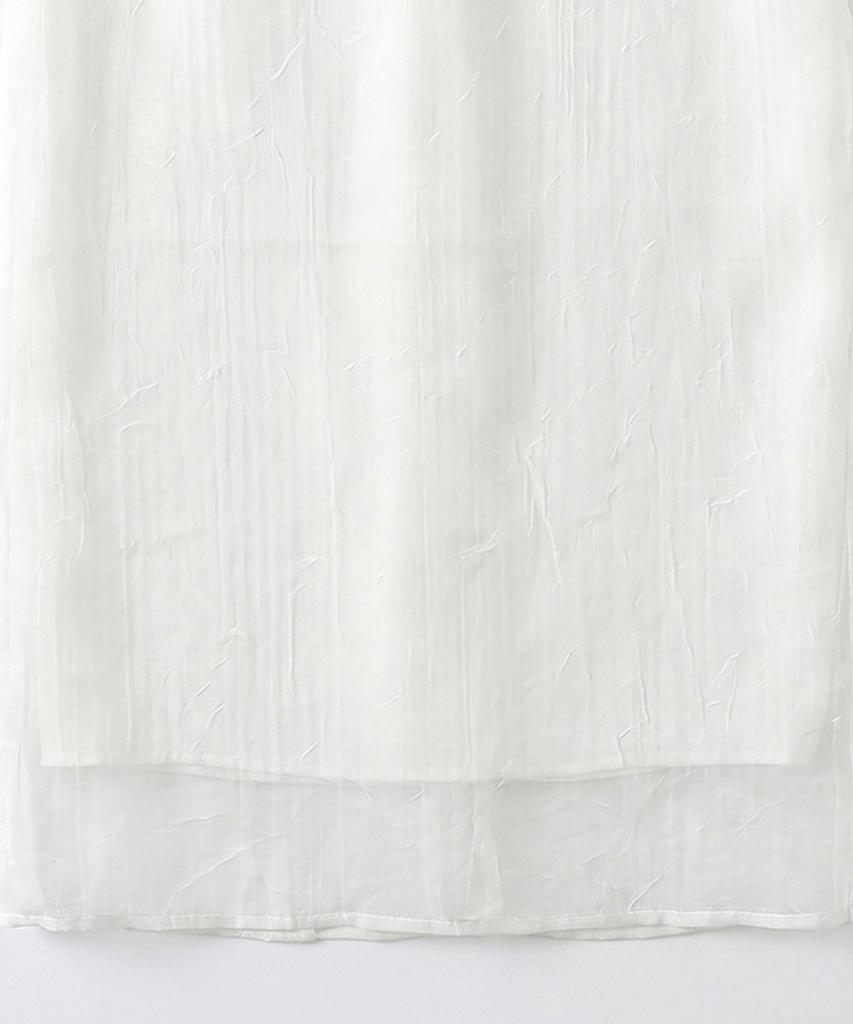 Eilubeu See-Through Long Skirt Aasesk111A