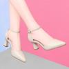 Fashion sandals summer casual shoes buckle temperament fashion new product pointed high heel good