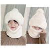 Winter Scarf Hooded Set For Women Outdoor Ski Beanies Warm Riding Keeping Warm Scarf Hat