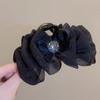 Women Hair Clip Faux Feather Decor Anti-slip Teeth Back Head Hair Claw Cartoon Styles Shark Hair Clip Hair Accessories