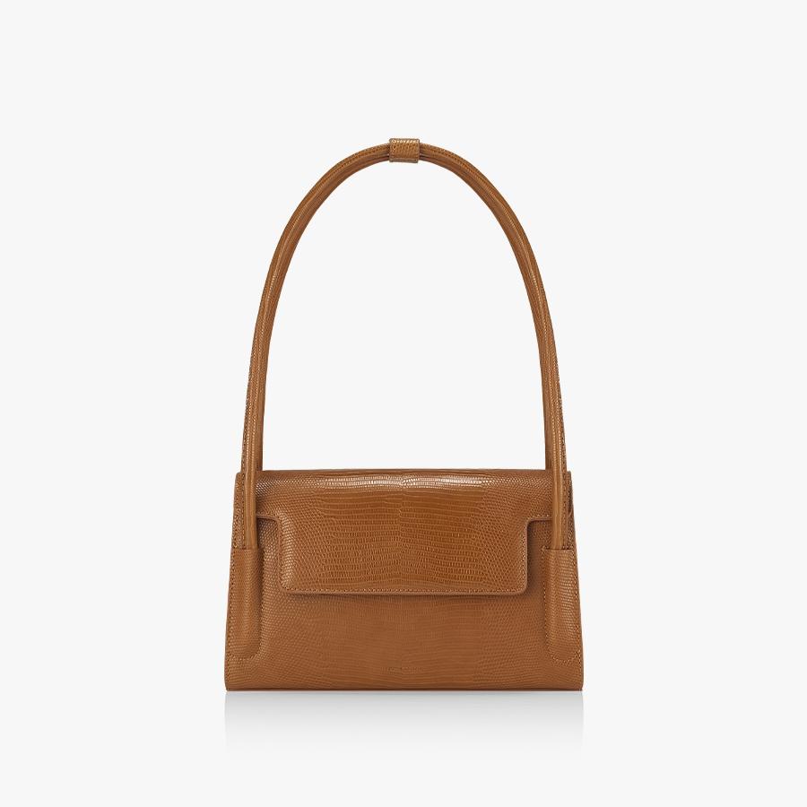 

FIND KAPOOR Marty Bag 26 Lizard Brown