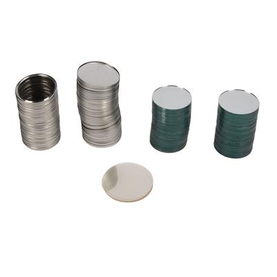 100pcs 75MM Blank Mirror Making Supplies Compact Makeup Mirror DIY Kits for Advertising Gifts
