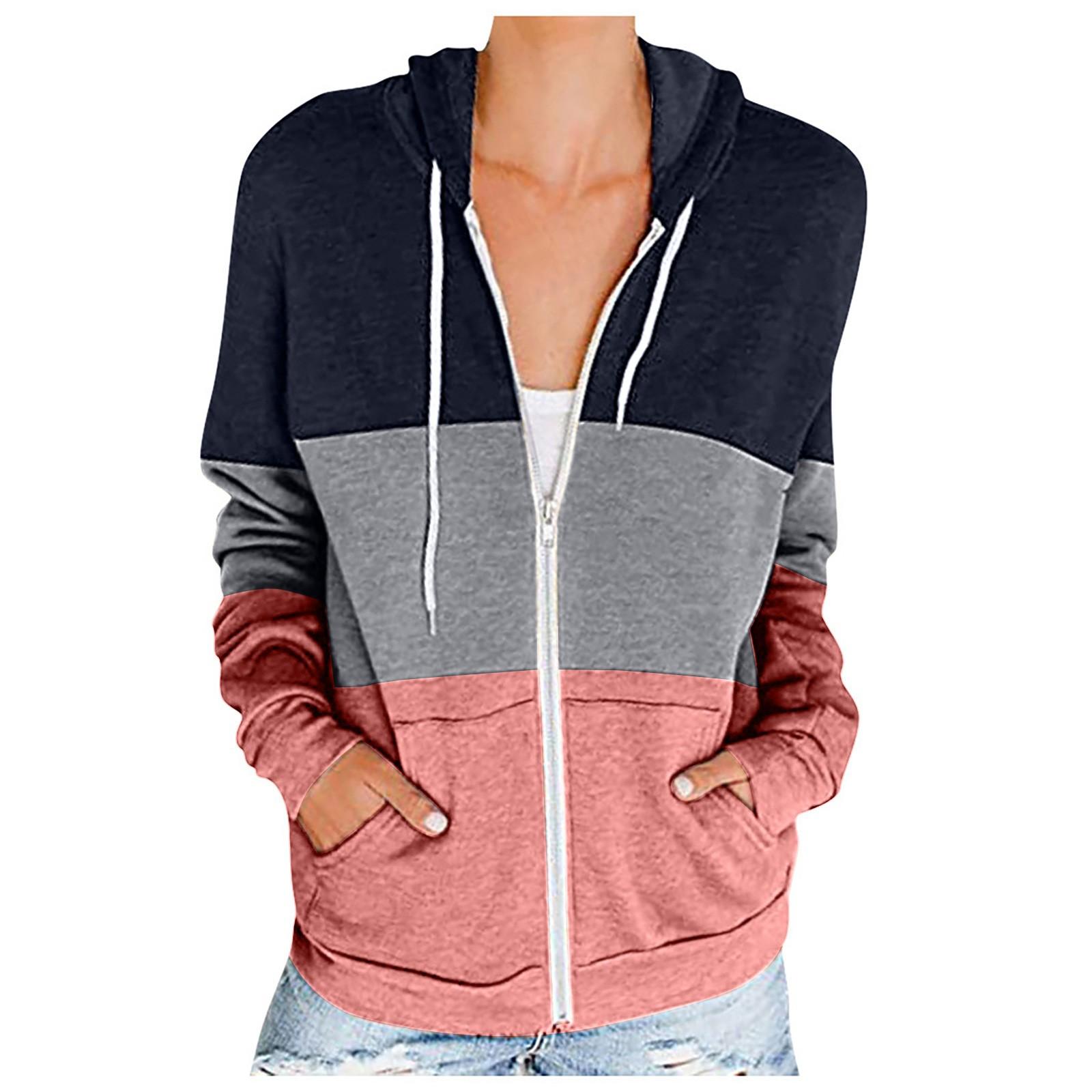 

Женская толстовка с капюшоном, повседневный пуловер, туника, топ, рубашка с длинными рукавами L тёмно-синий