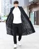 Unisex Winter Sports Overcoat - National Flag Design, Over-the-Knee, Thick Cotton for Cold Protection