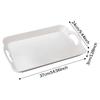 Trays For Serving Food Rectangular Platter Board Rectangular Snack Platter For Party Dinner Breakfast Buffet Picnic Kitchen Bar