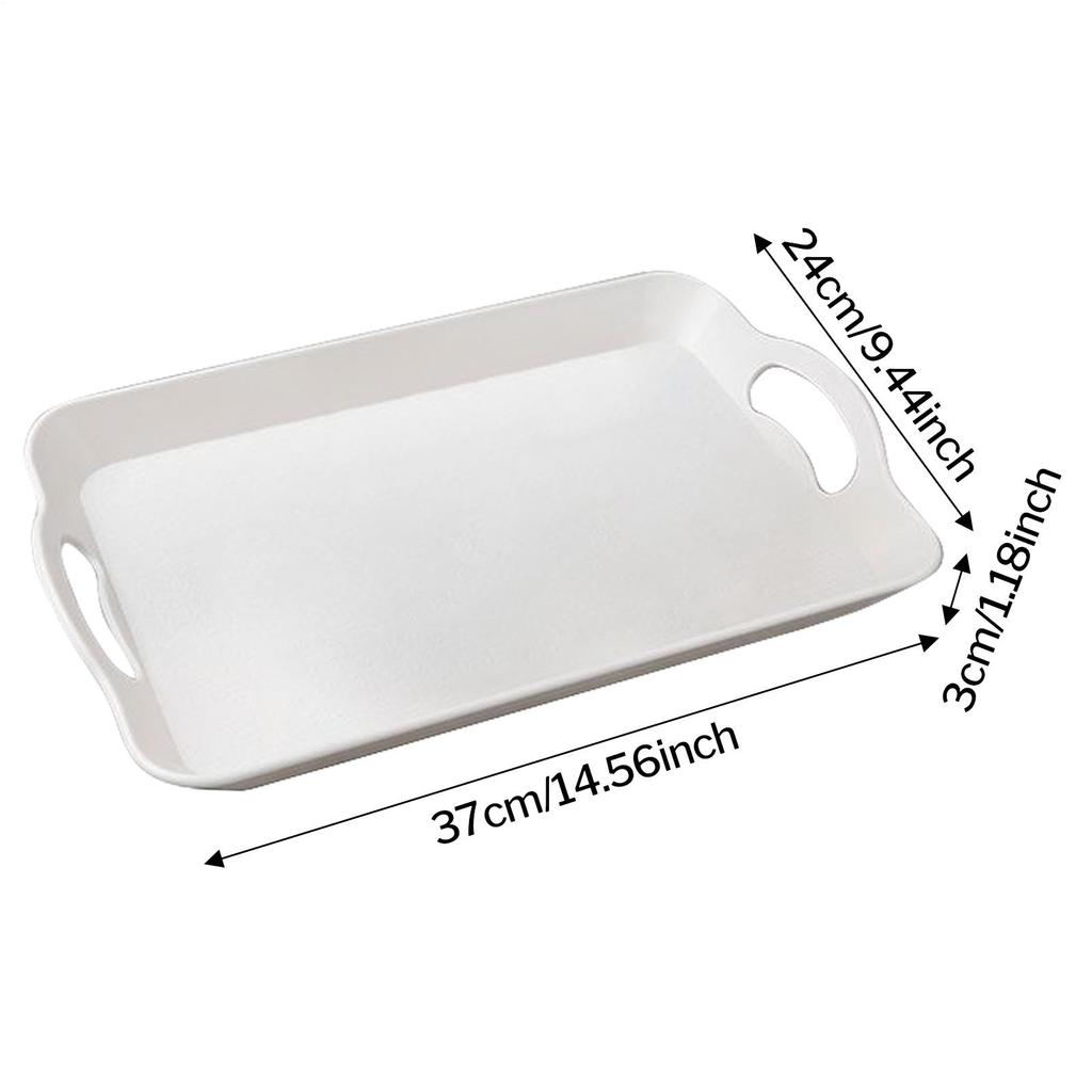 Trays For Serving Food Rectangular Platter Board Rectangular Snack Platter For Party Dinner Breakfast Buffet Picnic Kitchen Bar