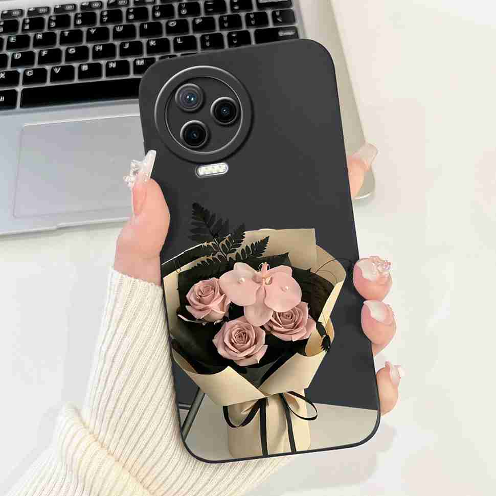 For Infinix Note 12 Pro 4G X676B 6.7" Case Colorful Flower Butterfly Soft Silicone Cover For Infinix Note12 2023 Bumper Casing