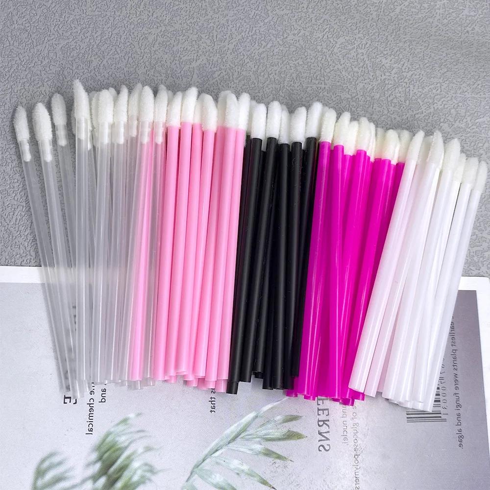 Wholesale 50/1000 PCS Disposable Lip Brush Women Accessories Lipstick Gloss Wands Applicator Make Up Tool Hotting