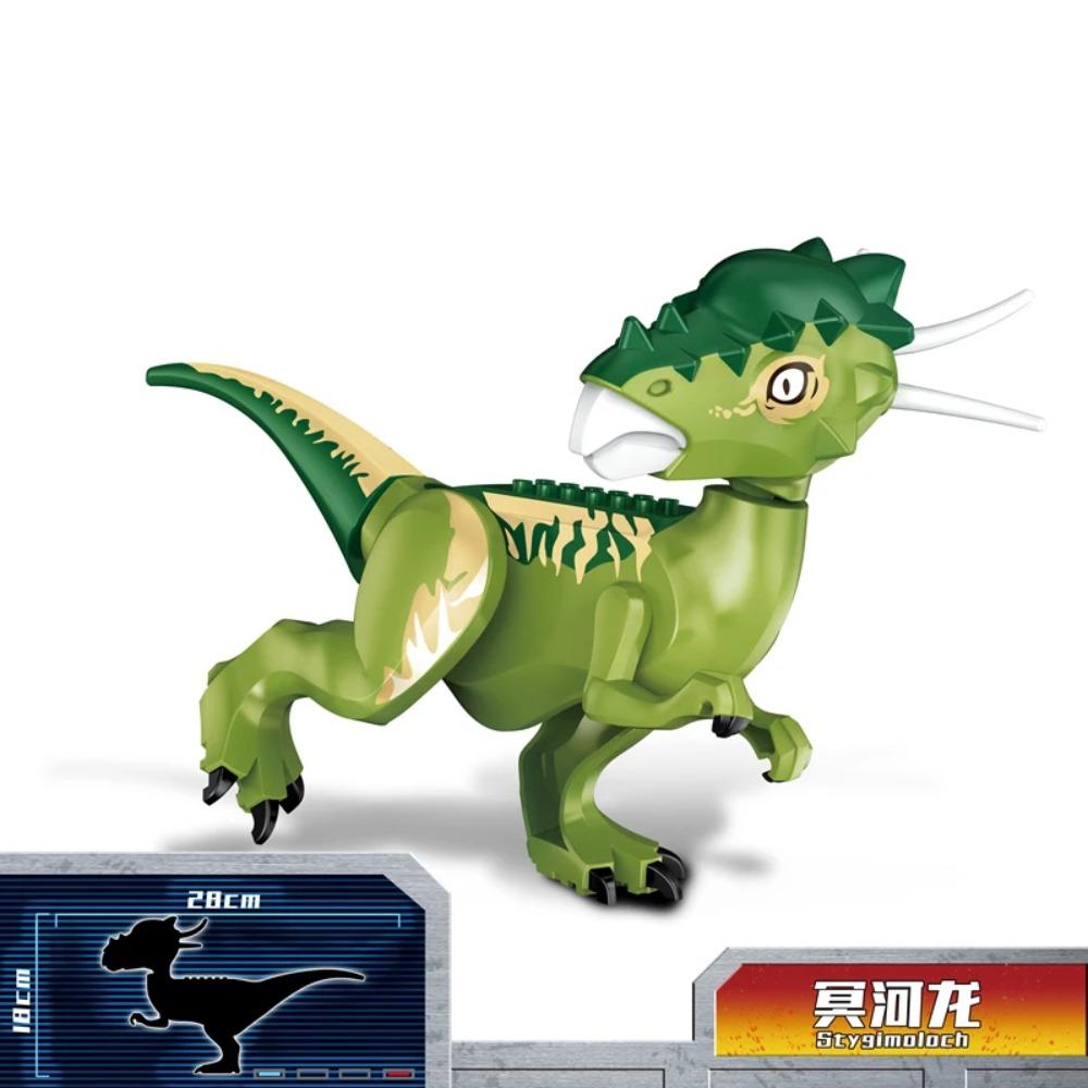 Raptor Brutal Building Jurassic Blocks World 2 MINI Figuras de Dinossauro Peças Blocos Dino Brinquedos Para Crianças Dinossauros Natal