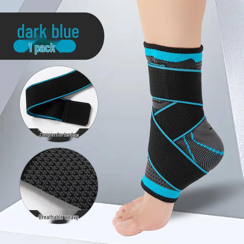 Men's Ankle & Wrist Support Sleeve for Sports: Anti-Sprain Joint Protection Gear for Football & Badminton
