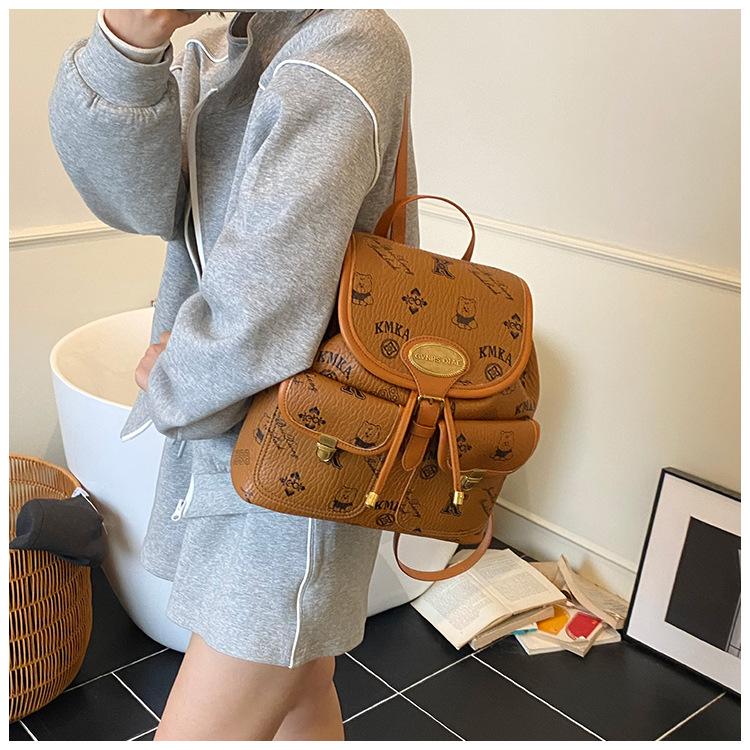 

Fashion women s bags Portable small bucket bags Casual bags New popular styles Crossbody shoulder bags коричневий