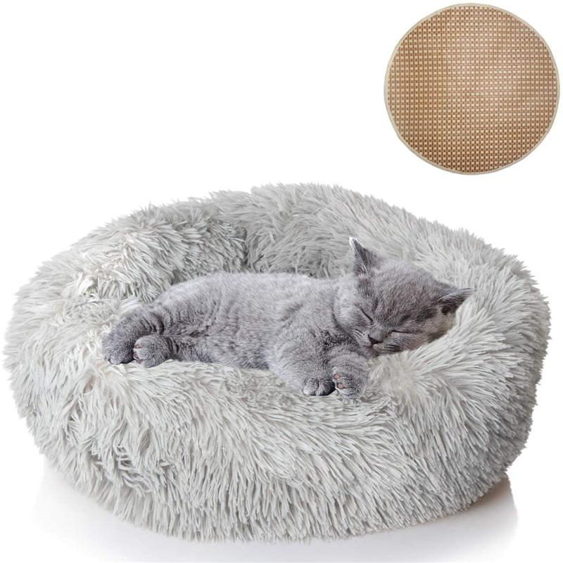 Vysoce kvalitní Psí postel Domeček Podložka pro psa Zimní Teplé Spací Hnízdo pro kočky Měkký Dlouhý Plyšový Psí koš Polštář pro mazlíčky Přenosné Potřeby pro mazlíčky