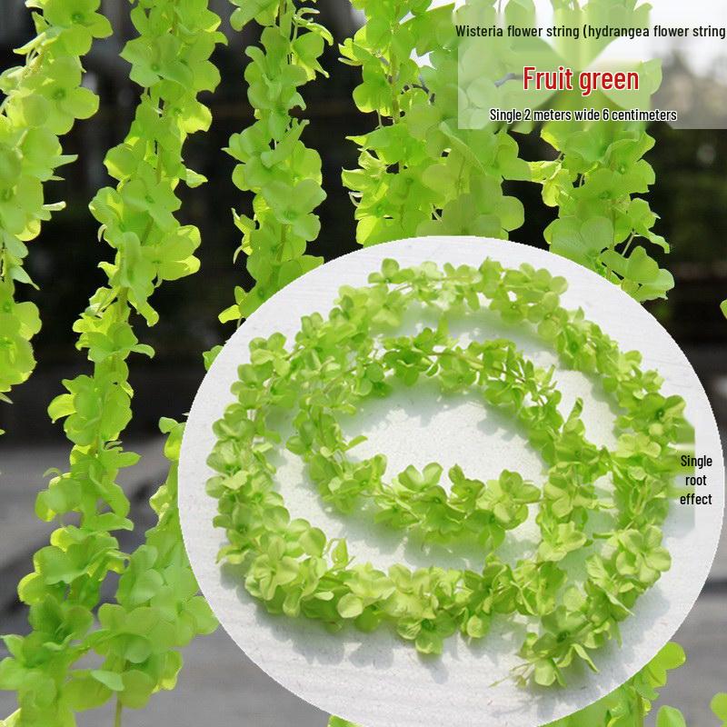 Artificial Rose Vine Hanging Decor for Walls and Ceilings