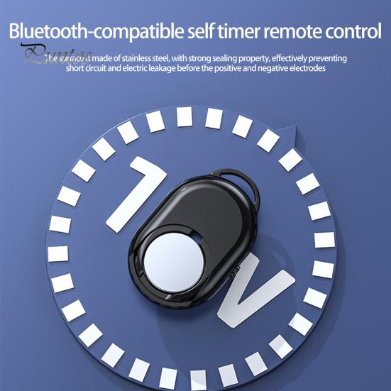 Selfie Remote Shutter Control Long Distance Hands-free Quick Response Video Shooting Smart Mini Bluetooth-compatible for Photography