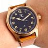 Tandorio 39mm Ceasuri Automate Solide Full Bronz Cusn8 Pilot pentru Bărbați Pentru Miyota 8215/Asia 2824 Cristal Safir Lume Ceas Scafandru