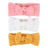 3Pcs/Set New Bows Baby Girls Headband Soft Nylon Elastic Infant Toddler Hair Band For Newborn Baby Hair Accessories Gift